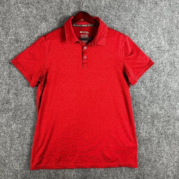 Mountain Warehouse Active Polo Shirt Mens Medium Isocool UV Protection Breathabl - Picture 1 of 7